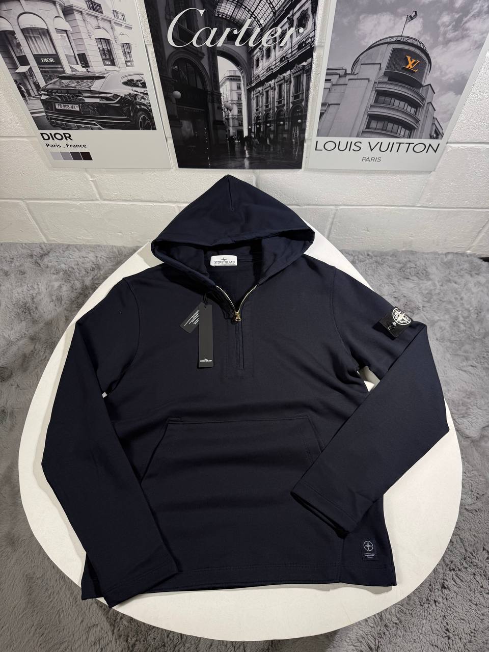 Ston island ghost badge hoodies 0111