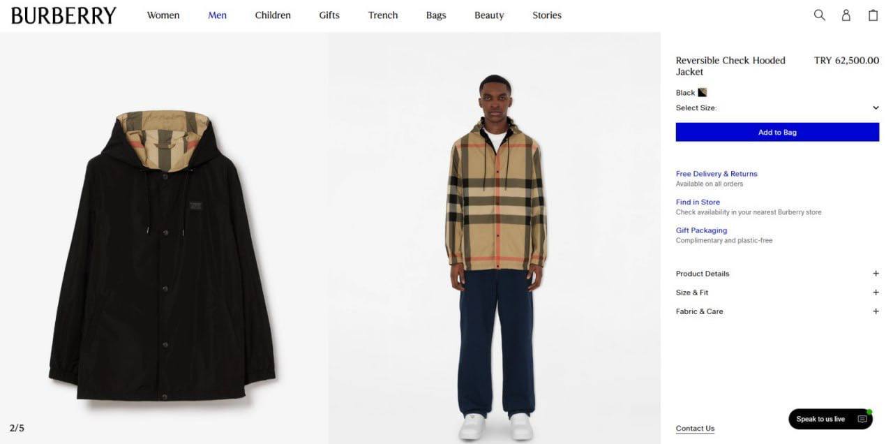 BURBERRY JACKET na2707