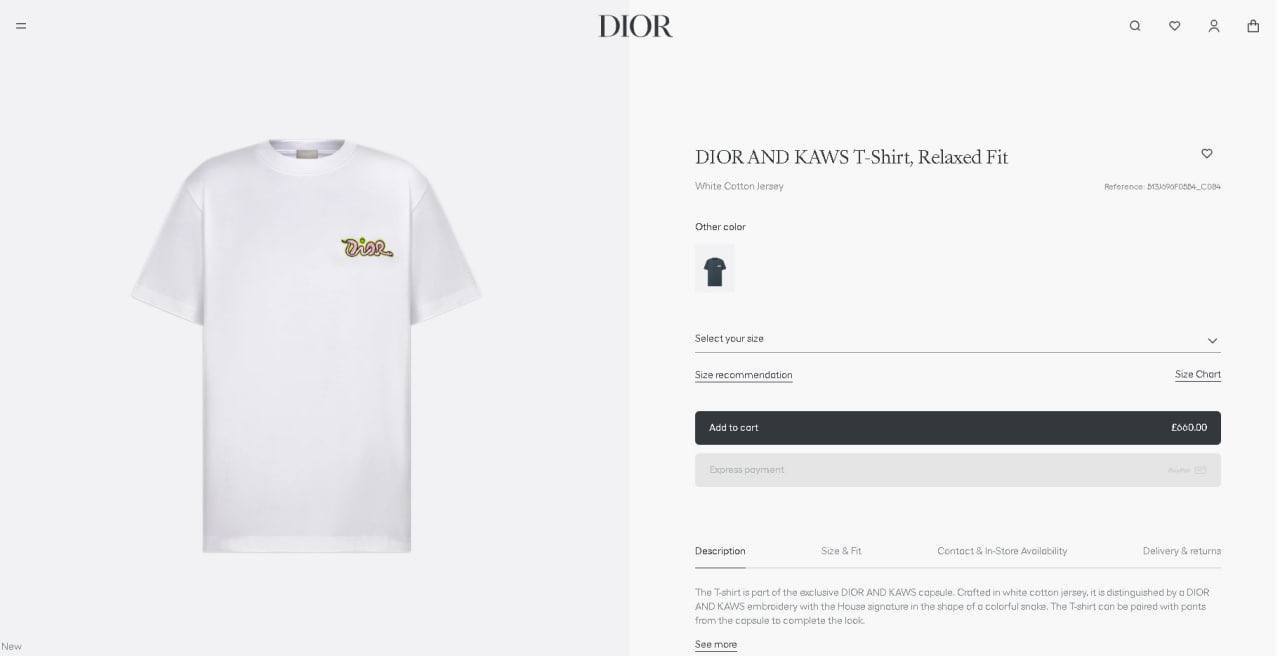 Dior T-shirts na2707