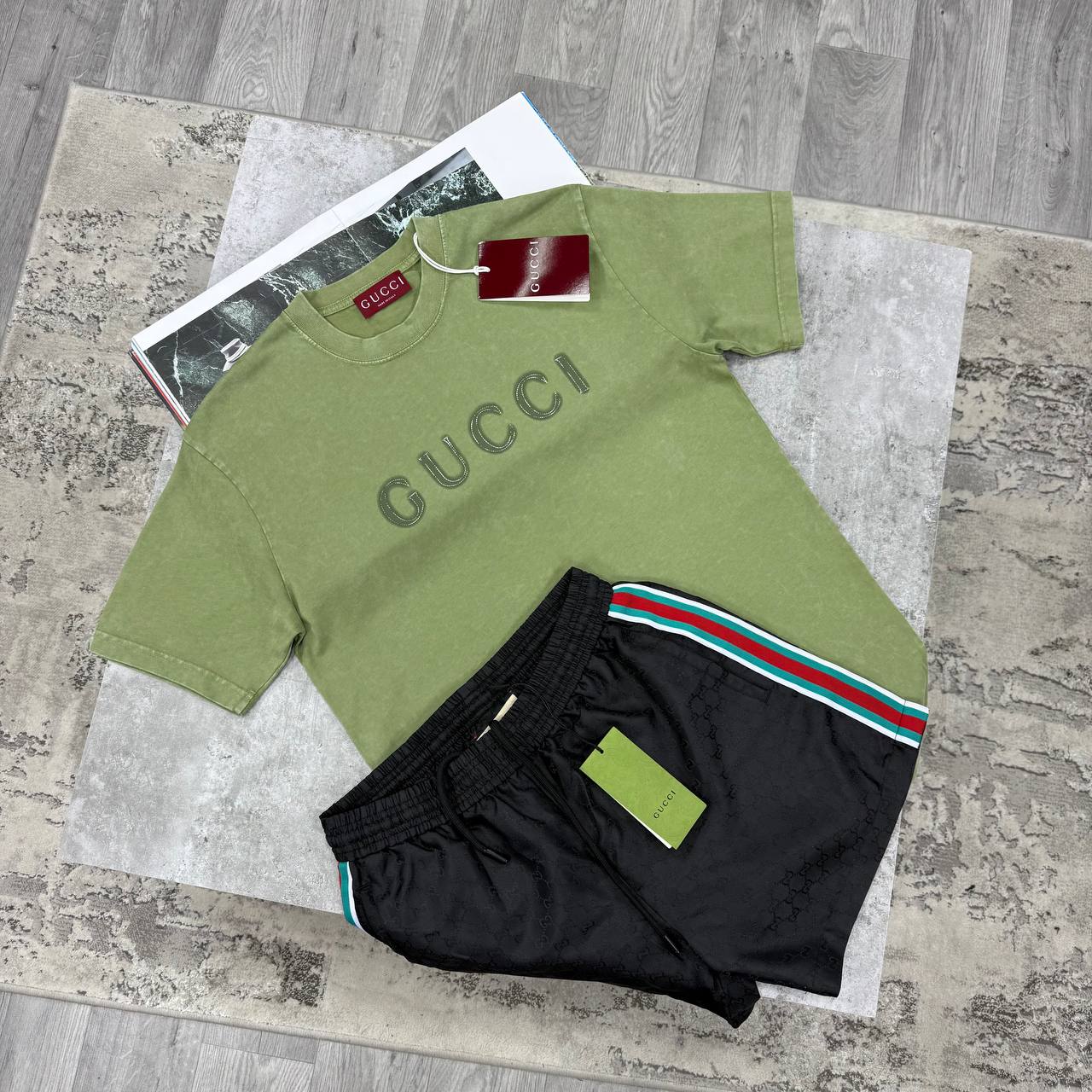 SUPER CLON GUCC SHORTSET jay1505