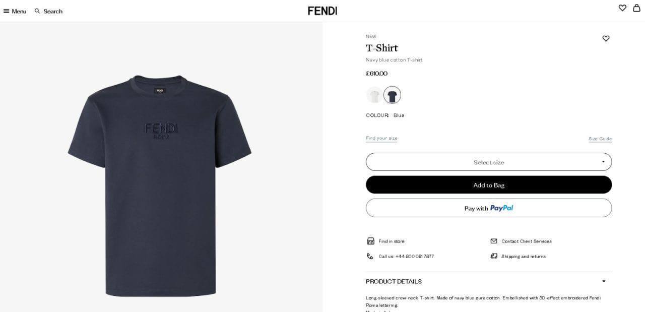 Restock Fendi tees sa2807