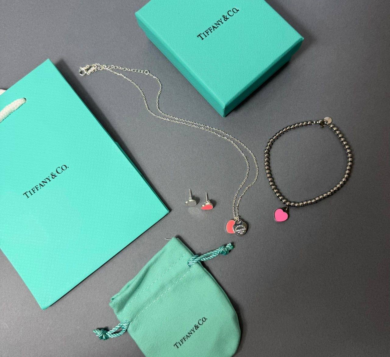 TIFFAN&CO necklace earrings bracelet set withbox sa1605
