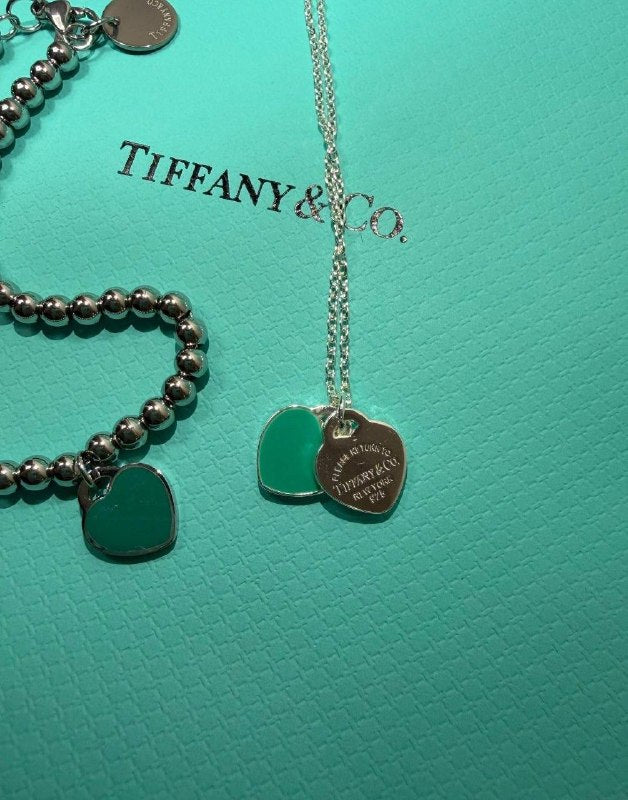 TIFFAN&CO necklace earrings bracelet set withbox sa1605