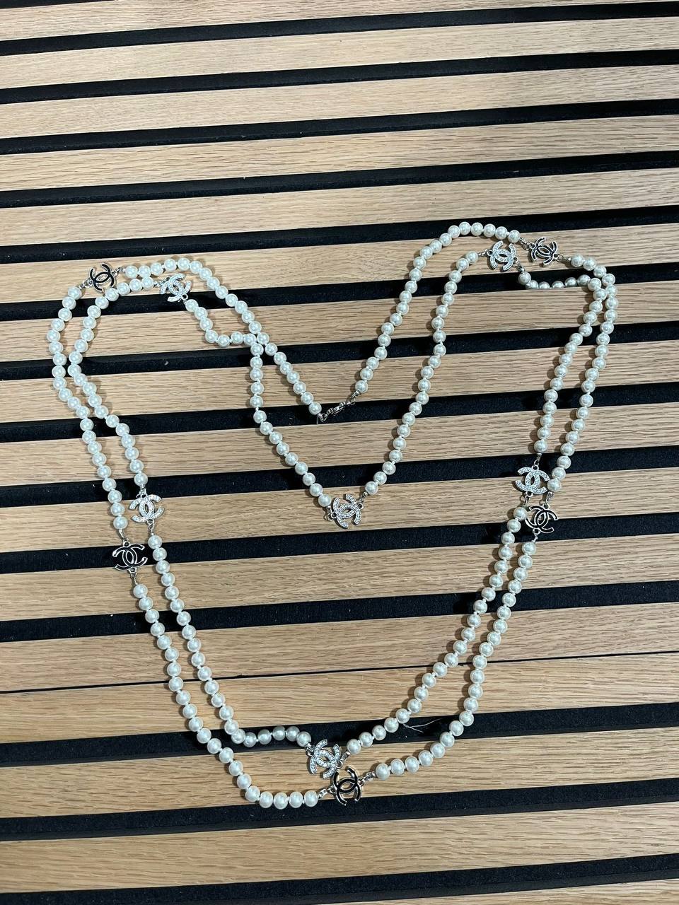 SUPERCLO CHANEL BEADS NECKLACE WITH BOX am2807