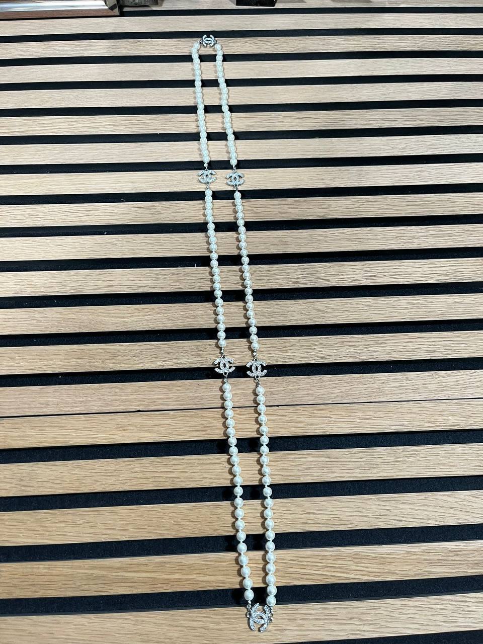 SUPERCLO CHANEL BEADS NECKLACE WITH BOX am2807