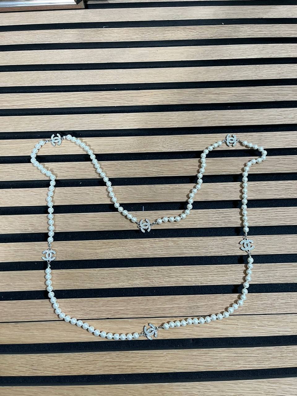 SUPERCLO CHANEL BEADS NECKLACE WITH BOX am2807