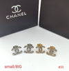 Channele earrings with box and carrier bag sa0511