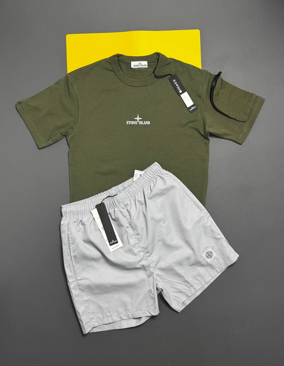 Stone T-shirts or Swim shorts na0108