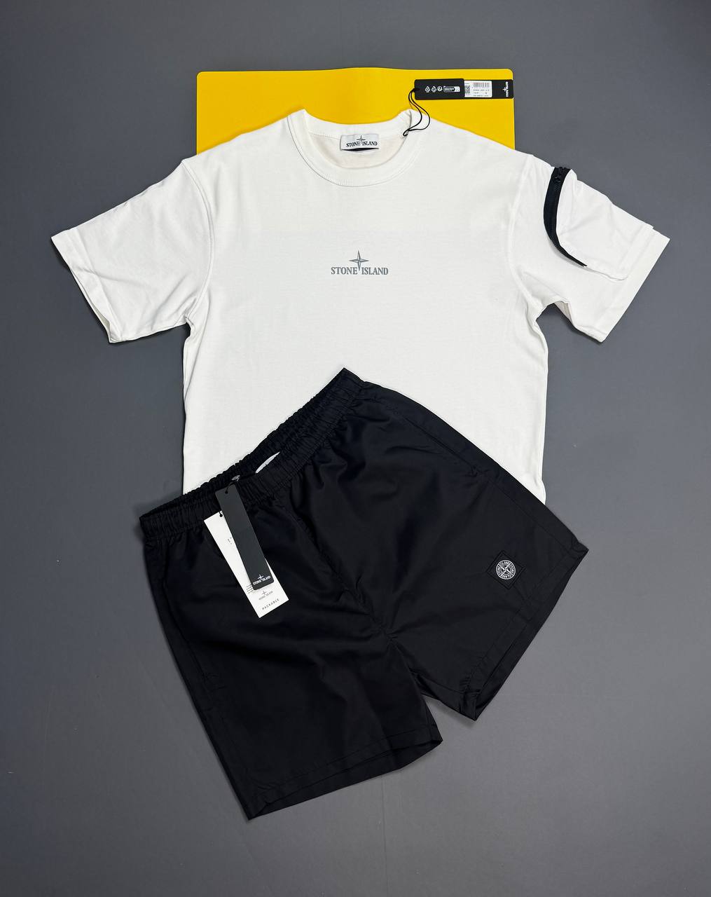 Stone T-shirts or Swim shorts na0108
