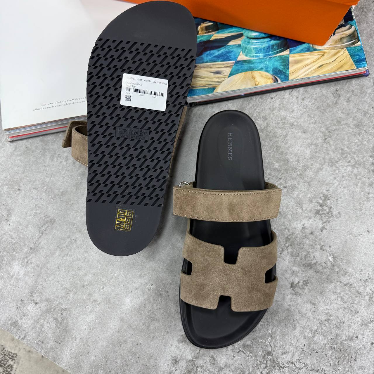 HIGH END HERME CHYPR SANDAL WITH FULL PACKAGING ETC jay1805