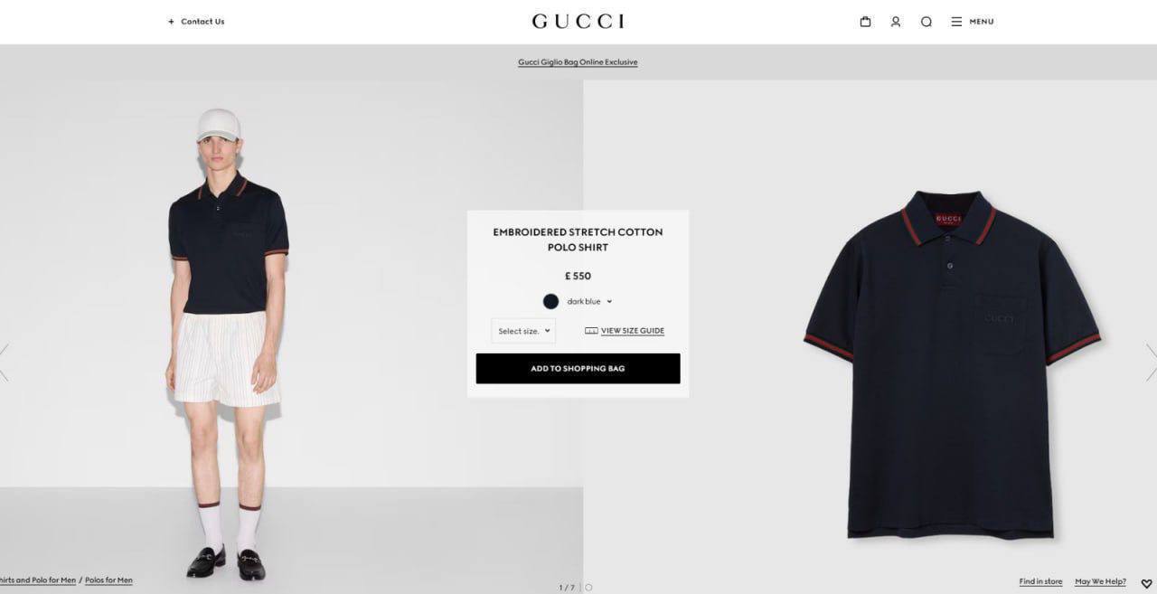 Gucci polos sa0308