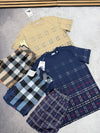 SUPER CLON BURBERR SHORT SET am2305