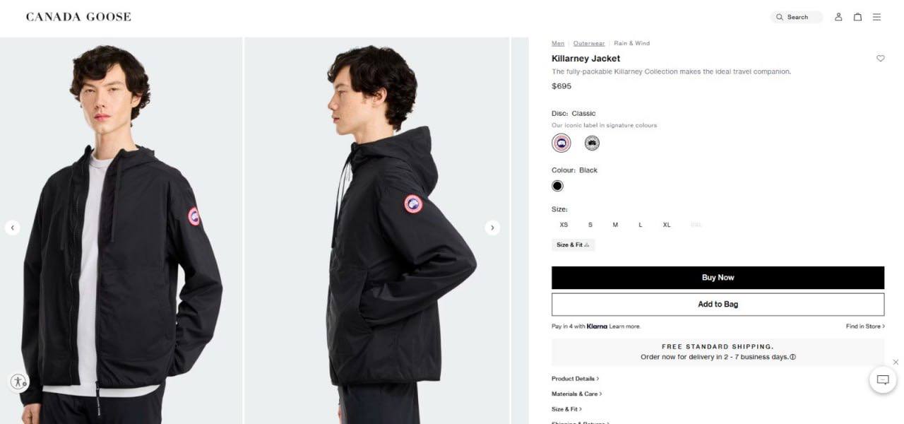Canada goose jacket sa0508