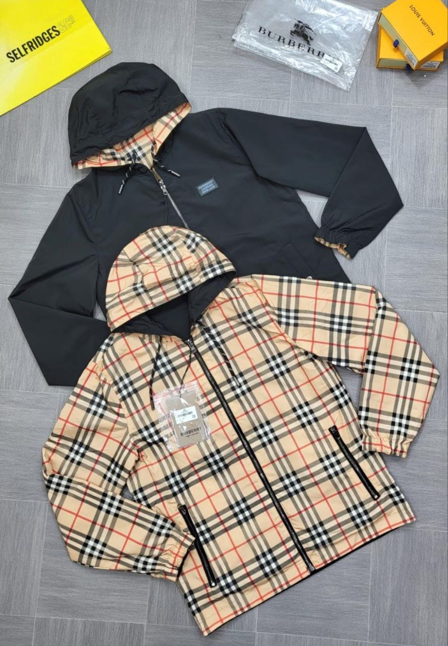 QUALITY BURBRRY REVERSIBLE VINTAGE  WINDBREAKER ak0708