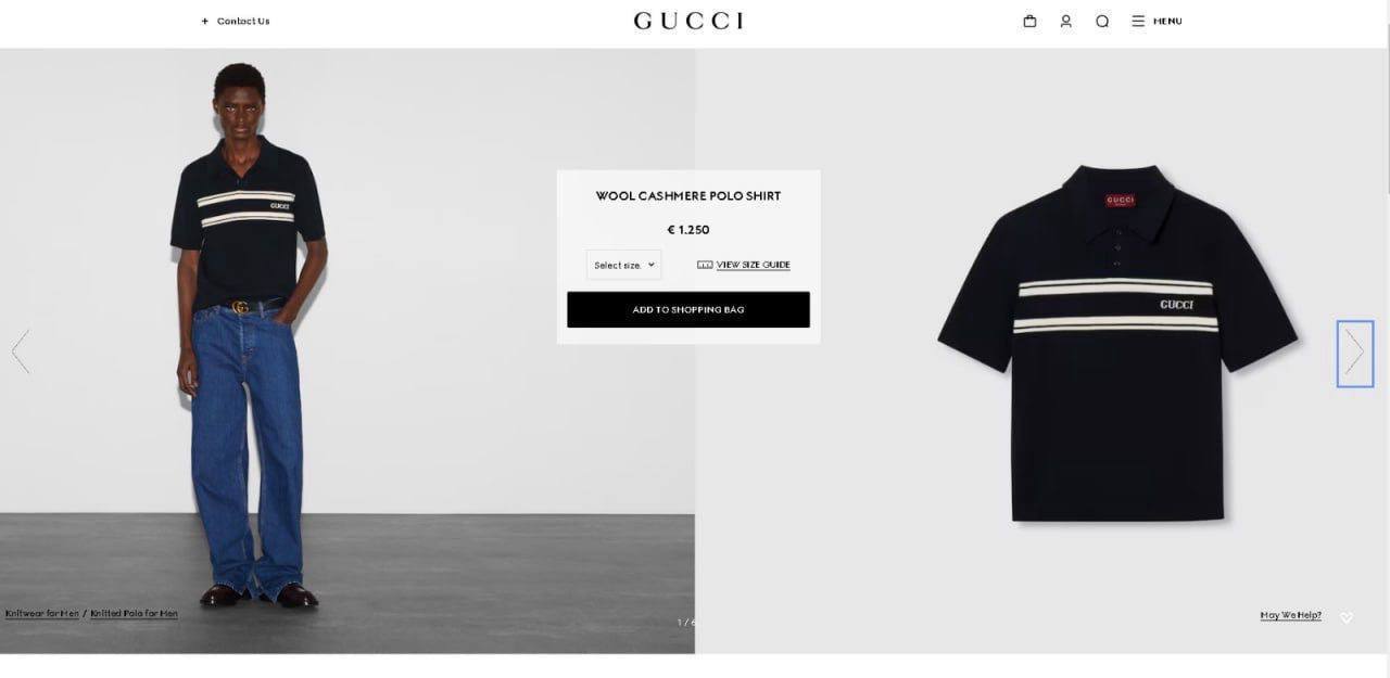 Gucc knitted polo sa0908