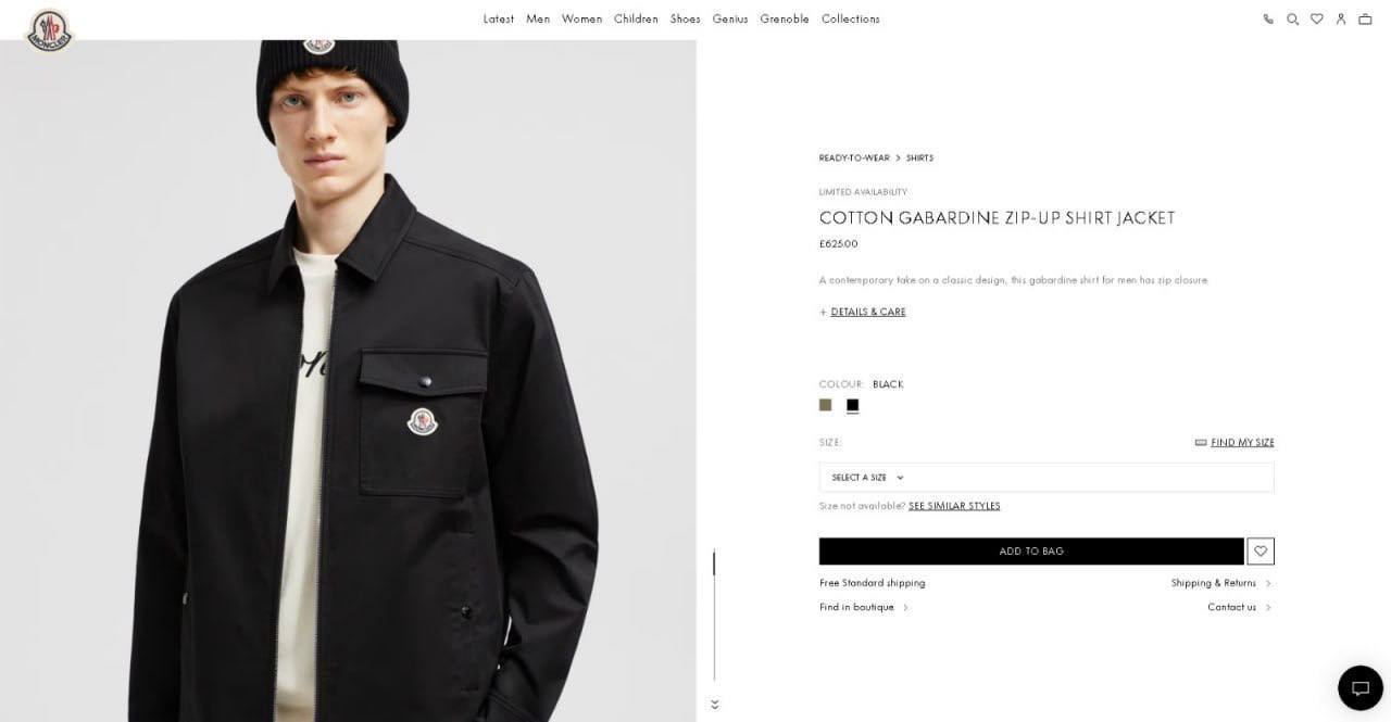 Moncle overshirts na0908