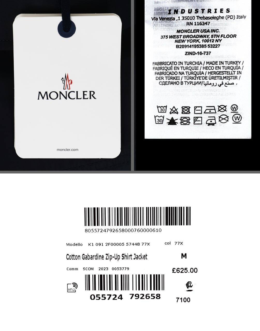 Moncle overshirts na0908