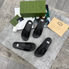 SUPER CLON MEN'S GUCC SLIDE SLIDERS WITH FULL PACKAGING ETC jay1206