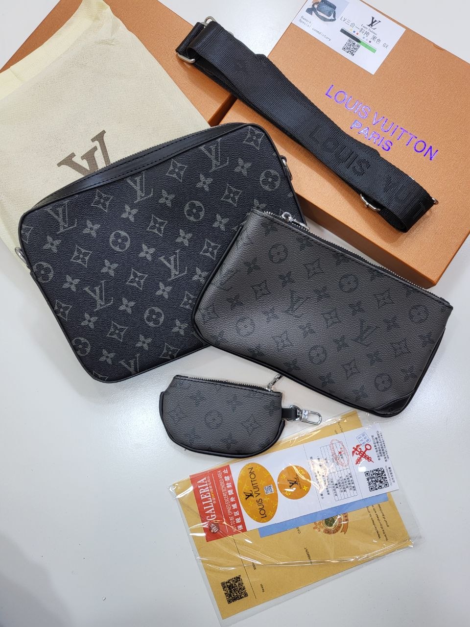 QUALITY  LOUI VUITTO 3 PCS SET BAG ak3005