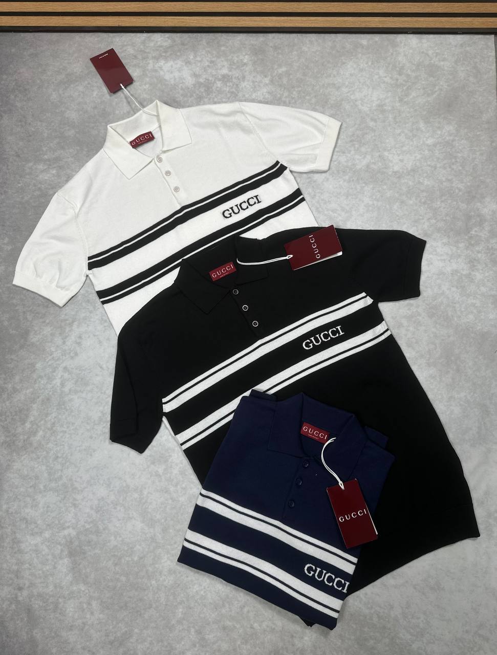 SUPER CLO GUCC KNITTED POLO am1208