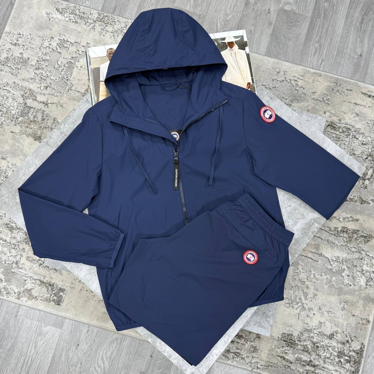 SUPER CLON CANAD GOOS LIGHTWEIGHT JACKET ND SHORTS SET jay1505