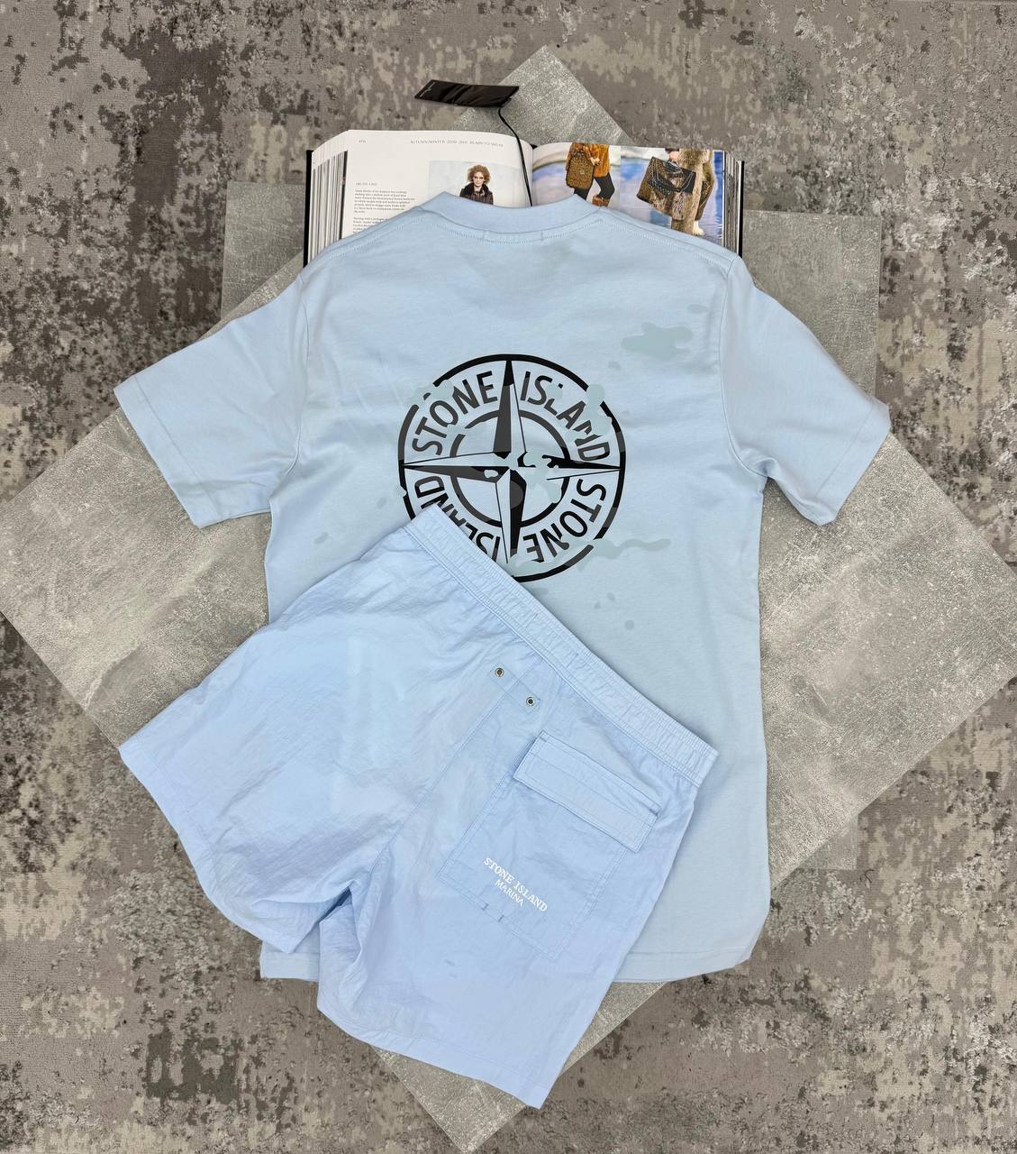Ston islan Shorts Set aj0406