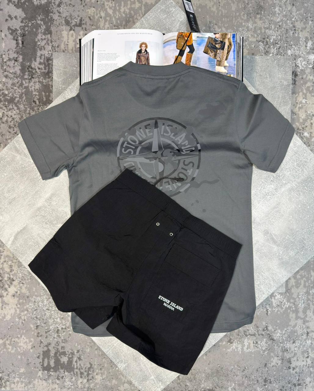 Ston islan Shorts Set aj0406