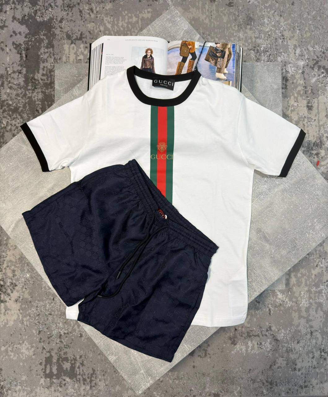 Gucc Shorts Set aj0606