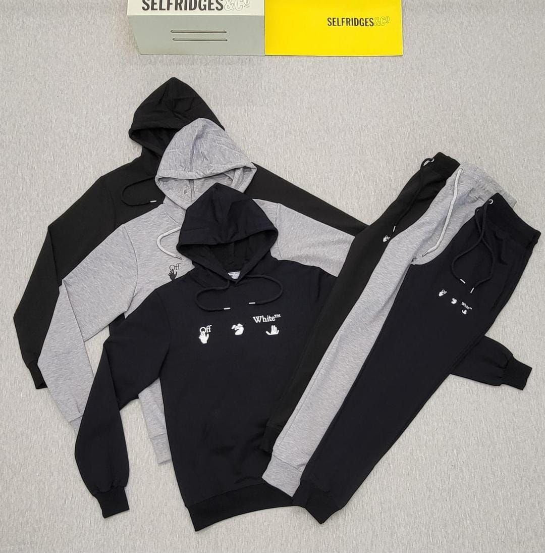 QUALITY OFF WHITE TRACKSUIT ak2008