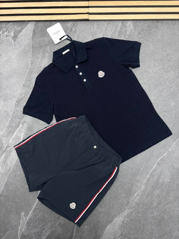 SUPER CLON MONCLE POLO SWIM SHORT SET am0706