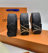 Lv belt and wallet set with box and carrier bag sa0806