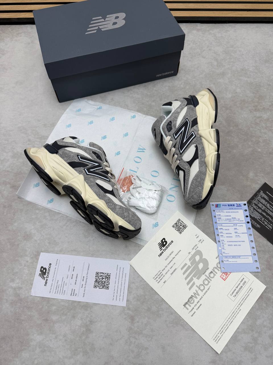 MENS NEW BALANC 9060 COME WITH BOX ETC am1006