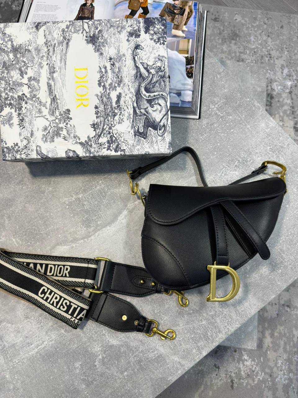 Dio Saddle Bag Boxed and Packaged aj1006