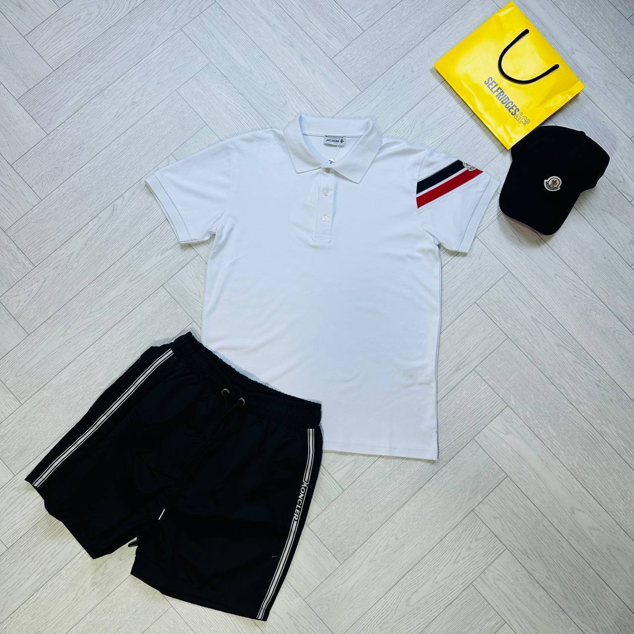 QUALITY MONCLE Cap&POLO Shorts SET to1506