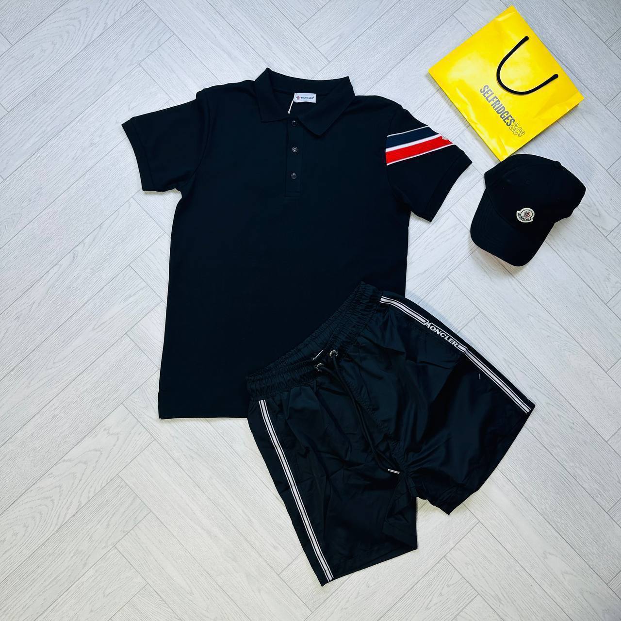 QUALITY MONCLE Cap&POLO Shorts SET to1506