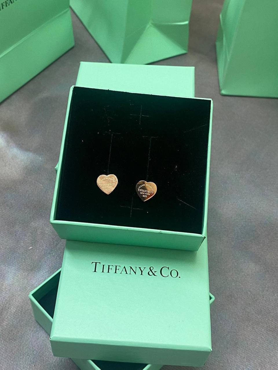 TIFFANY BANGLE AND EARRINGS  With Full Packing am0212