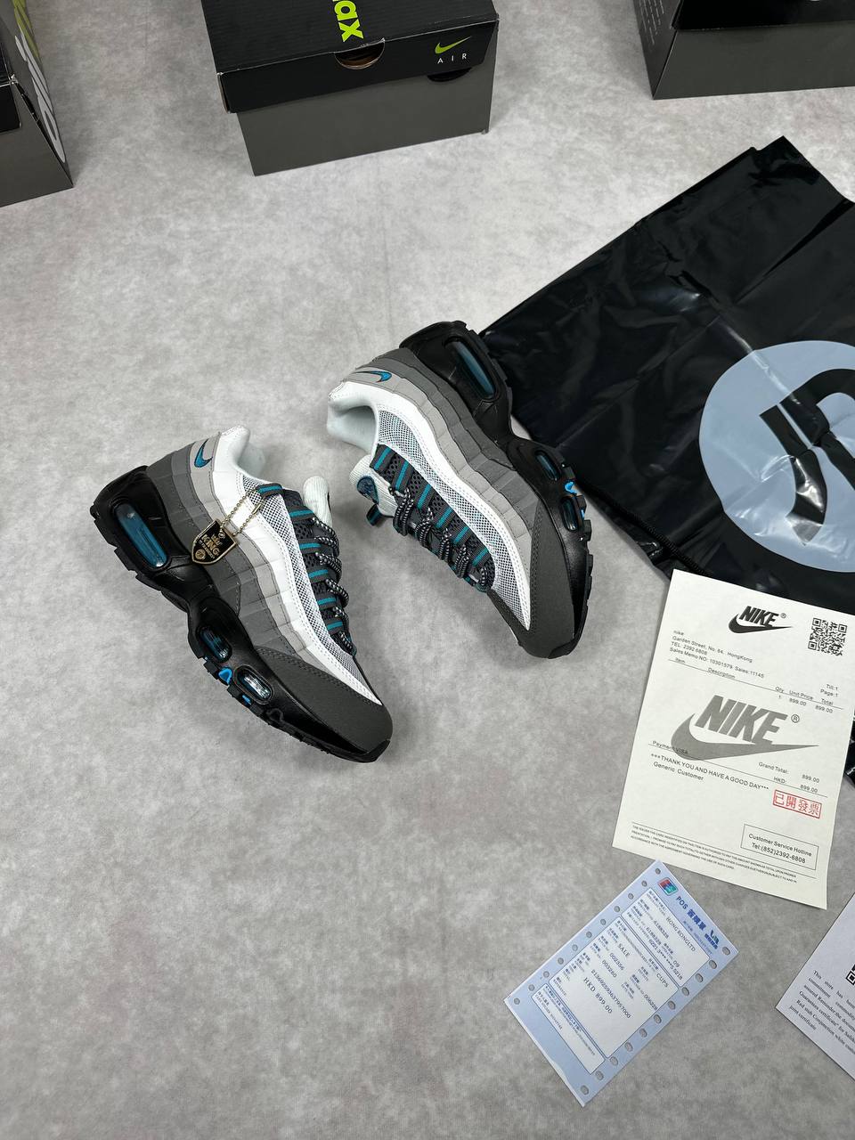 MENS NIK AIR MAX 95 COME WITH BOX ETC am0312