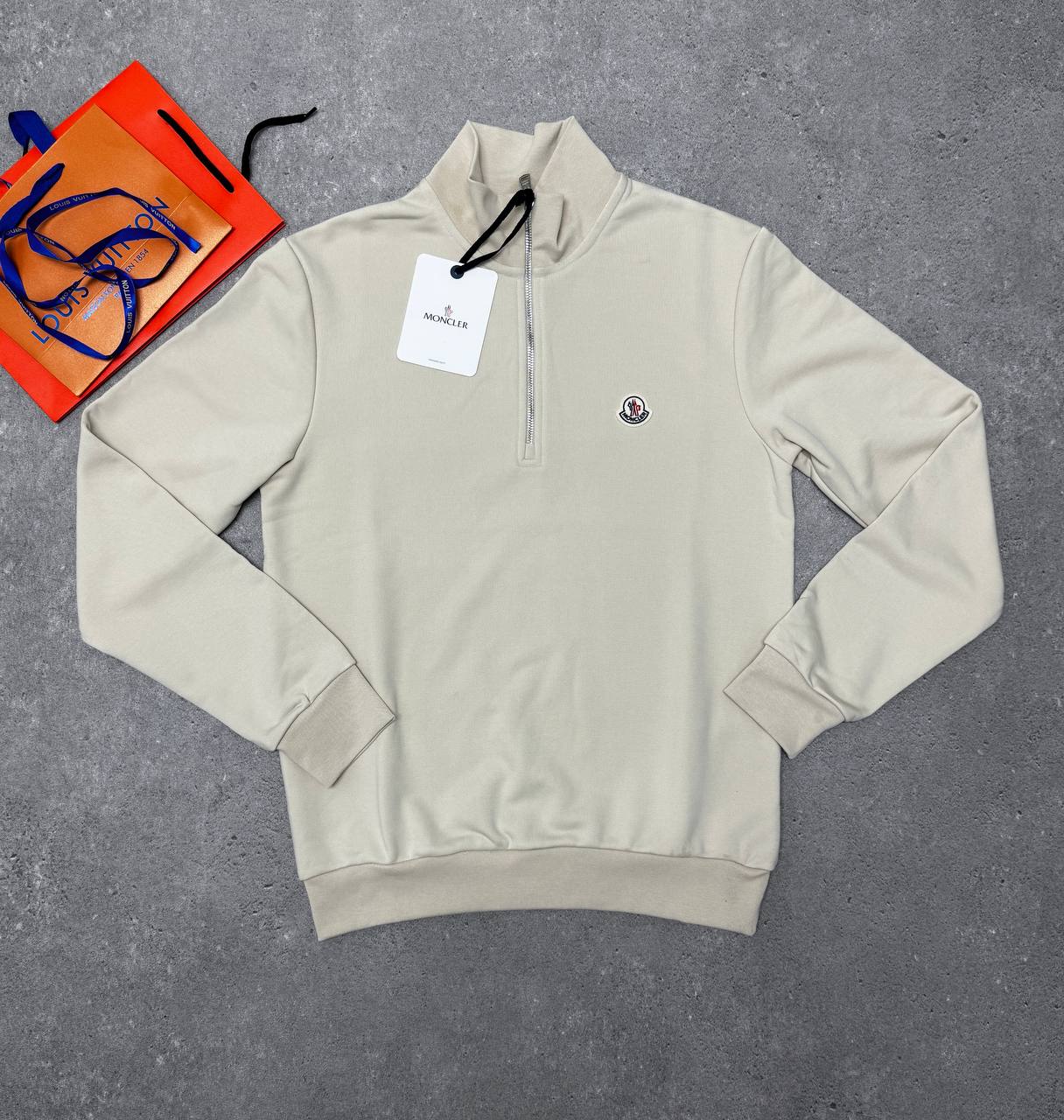 Moncle half zib jumper na2708