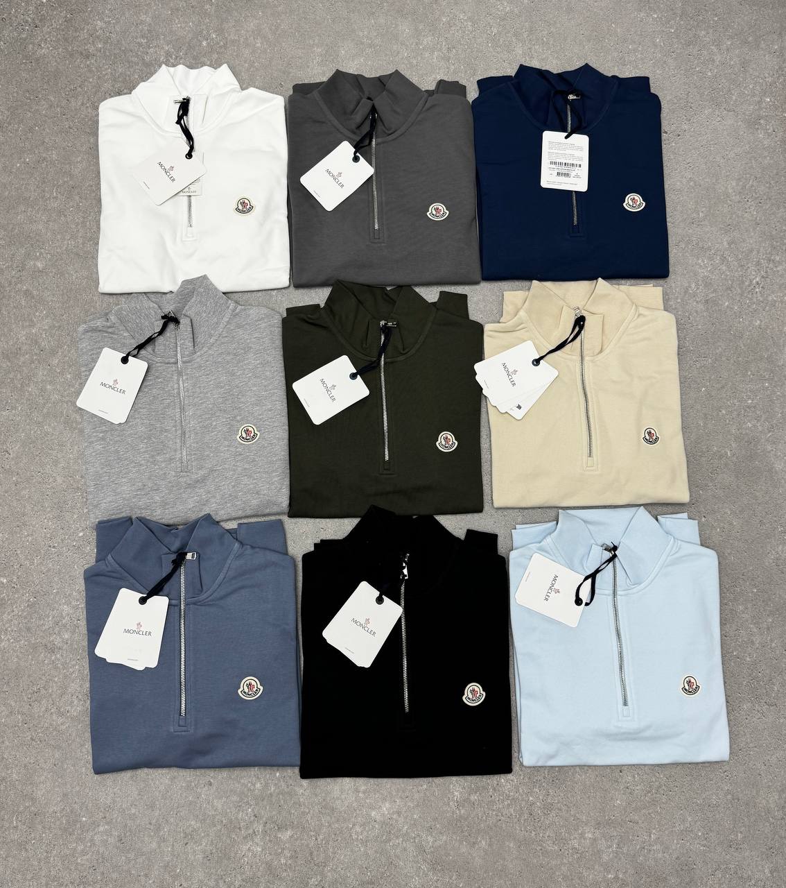 Moncle half zib jumper na2708