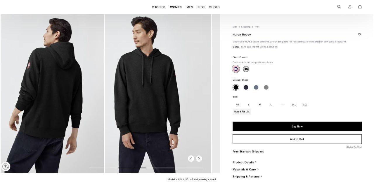 Canada gose hoodies sa3108