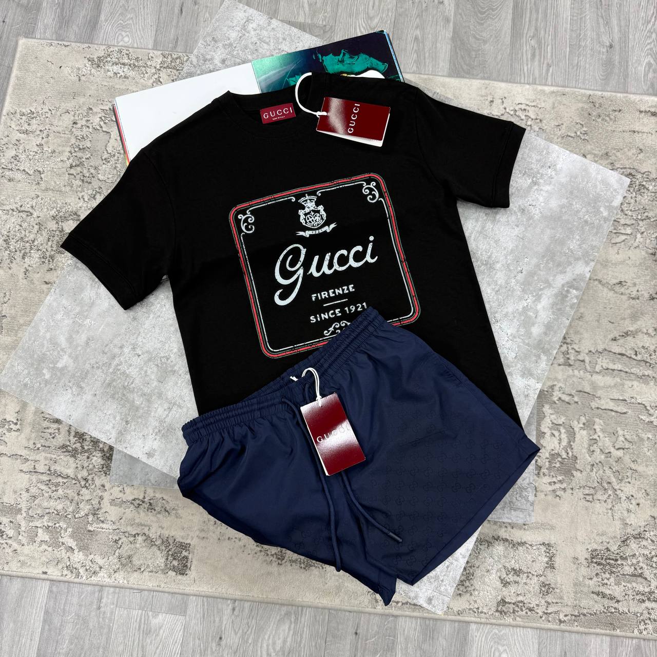 SUPER CLON GUCC SHORTSET jay1806