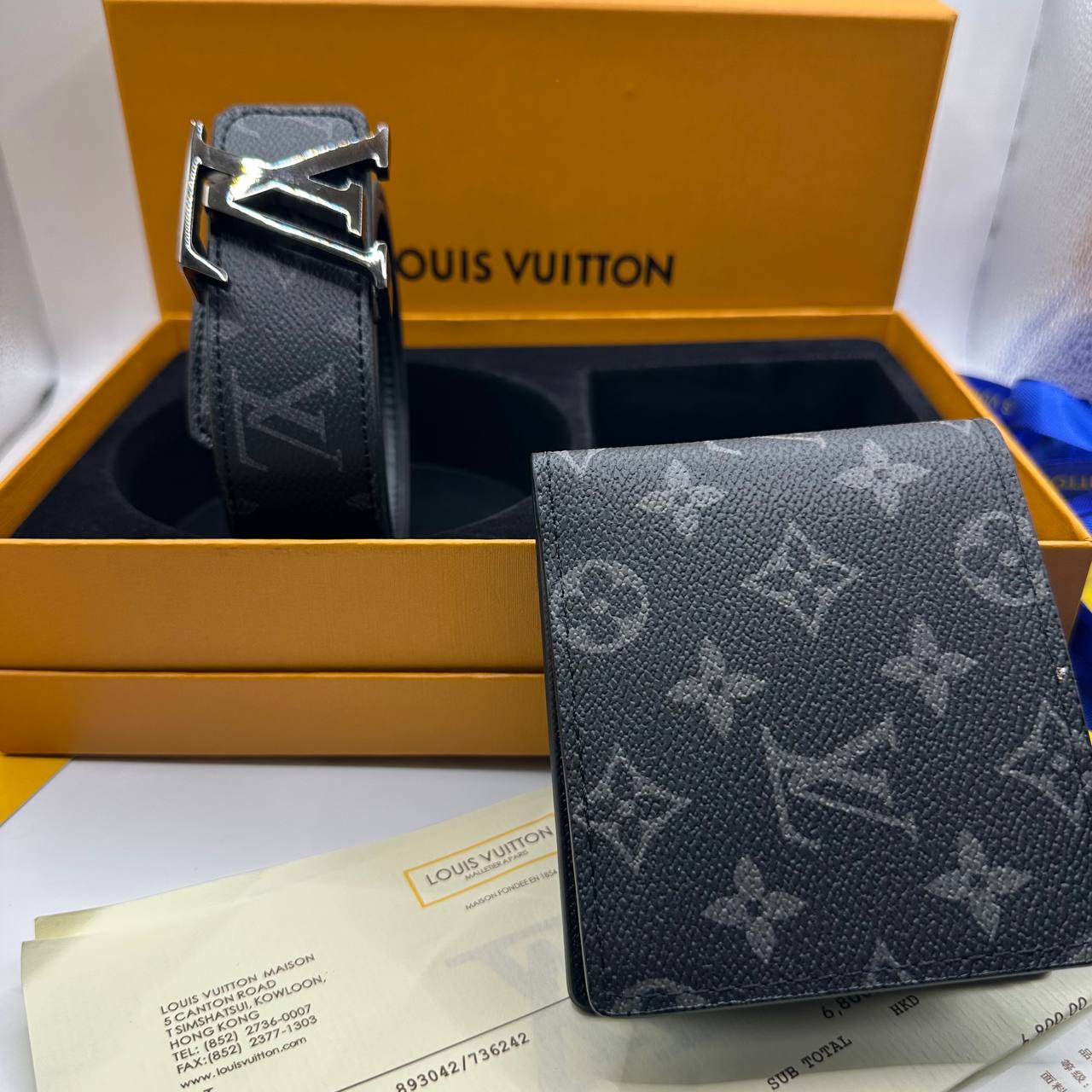 LVe BELT AND WALLET SET COMES WITH BOX & PAPERWORK to3108