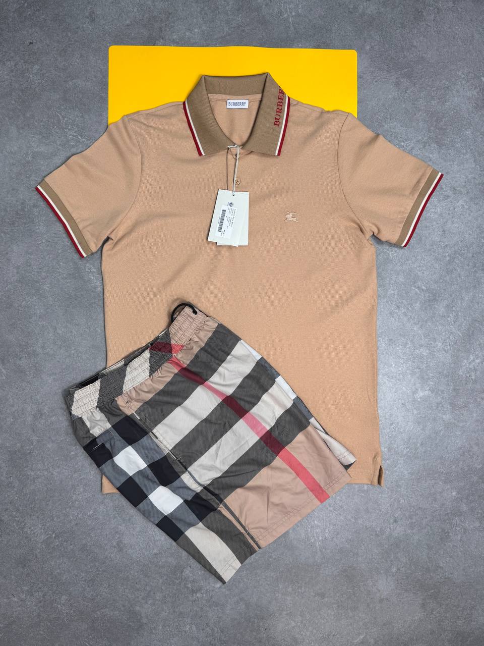 Burber Polo T-shirts or  Swim shorts