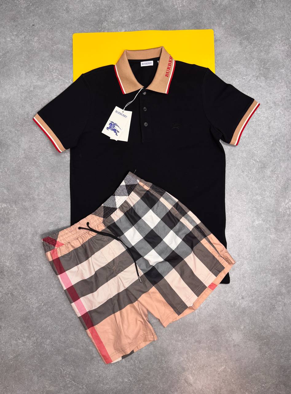 Burber Polo T-shirts or  Swim shorts