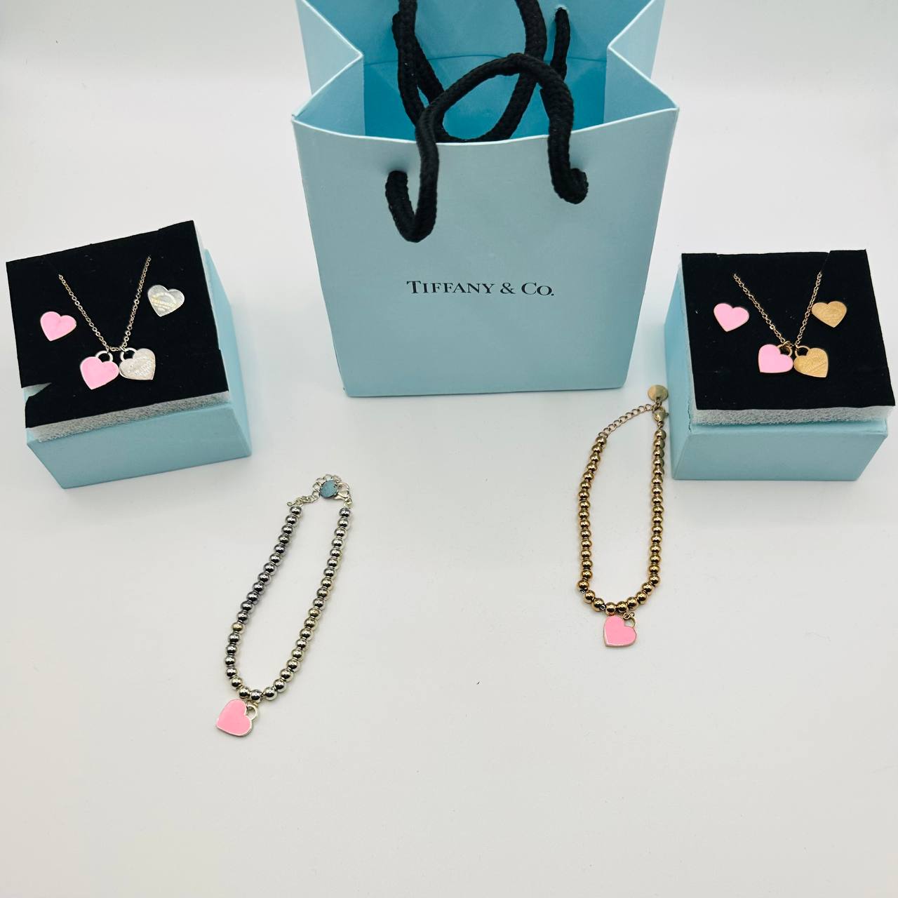TIFANY JEWELLERY SET (  NECKLACE + EARINGS + BRACELET) to0409