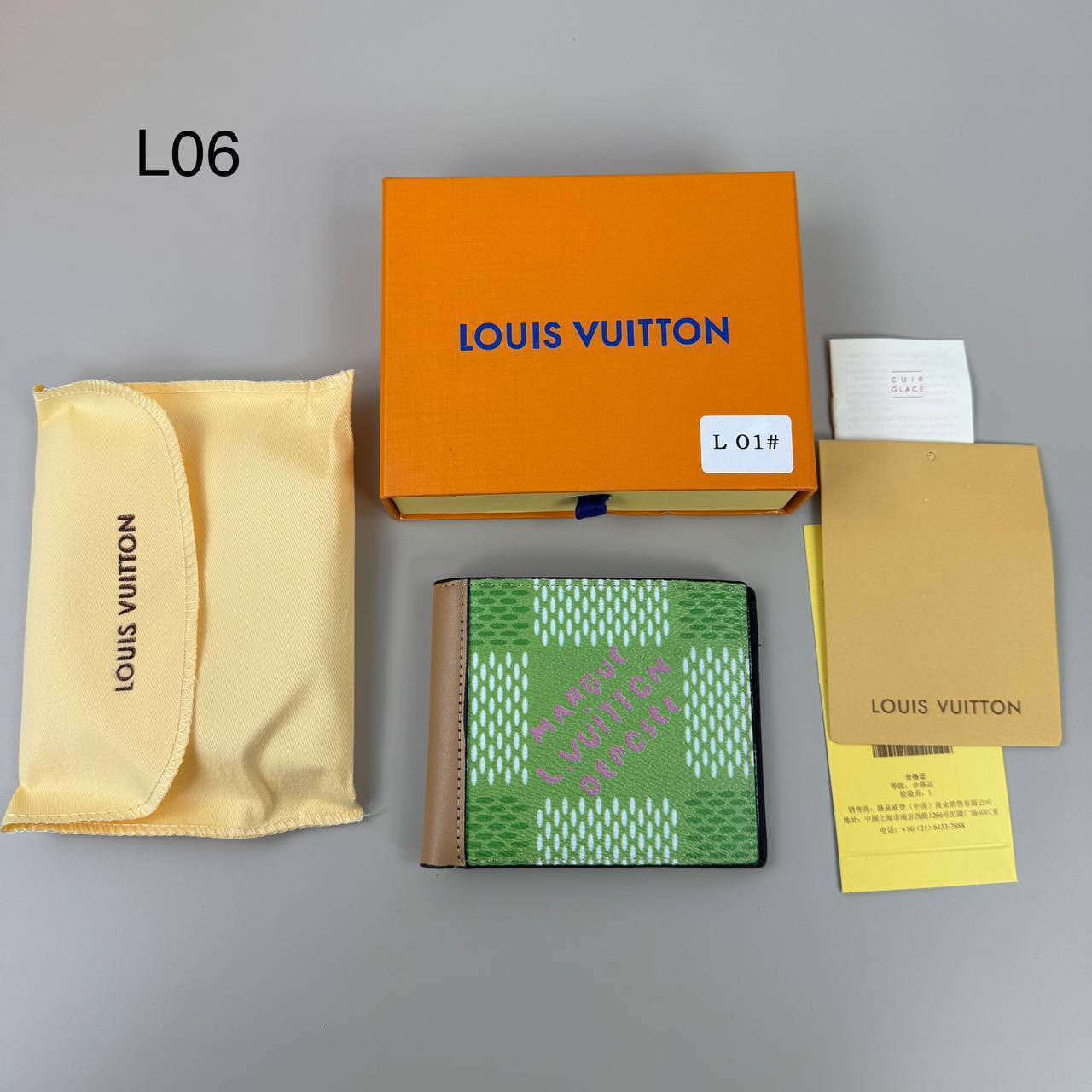 Imported Lve wallet with box sa1212