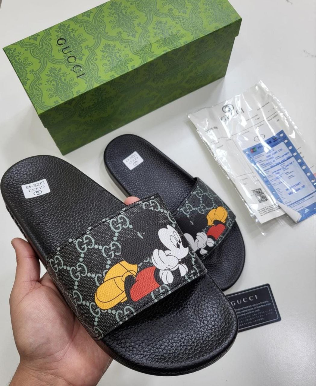 QUALITY GUCC SLIDDERS WITH BOX ak1612