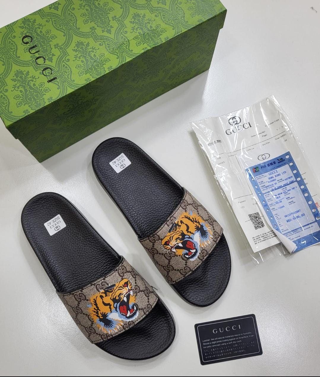 QUALITY GUCC SLIDDERS WITH BOX ak1612