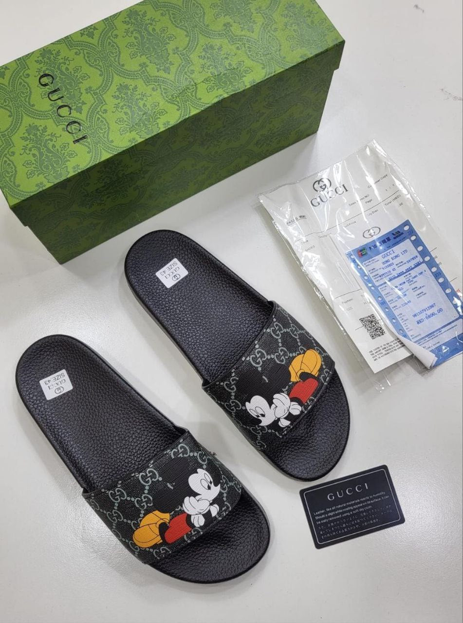 QUALITY GUCC SLIDDERS WITH BOX ak1612