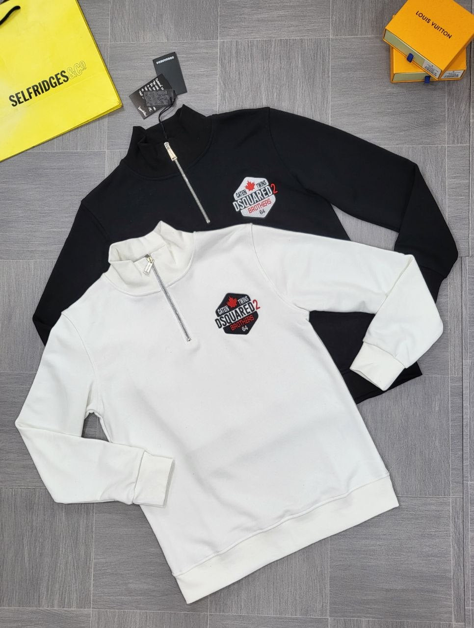 QUALITY DSQUARD2 HALF ZIP ak2012